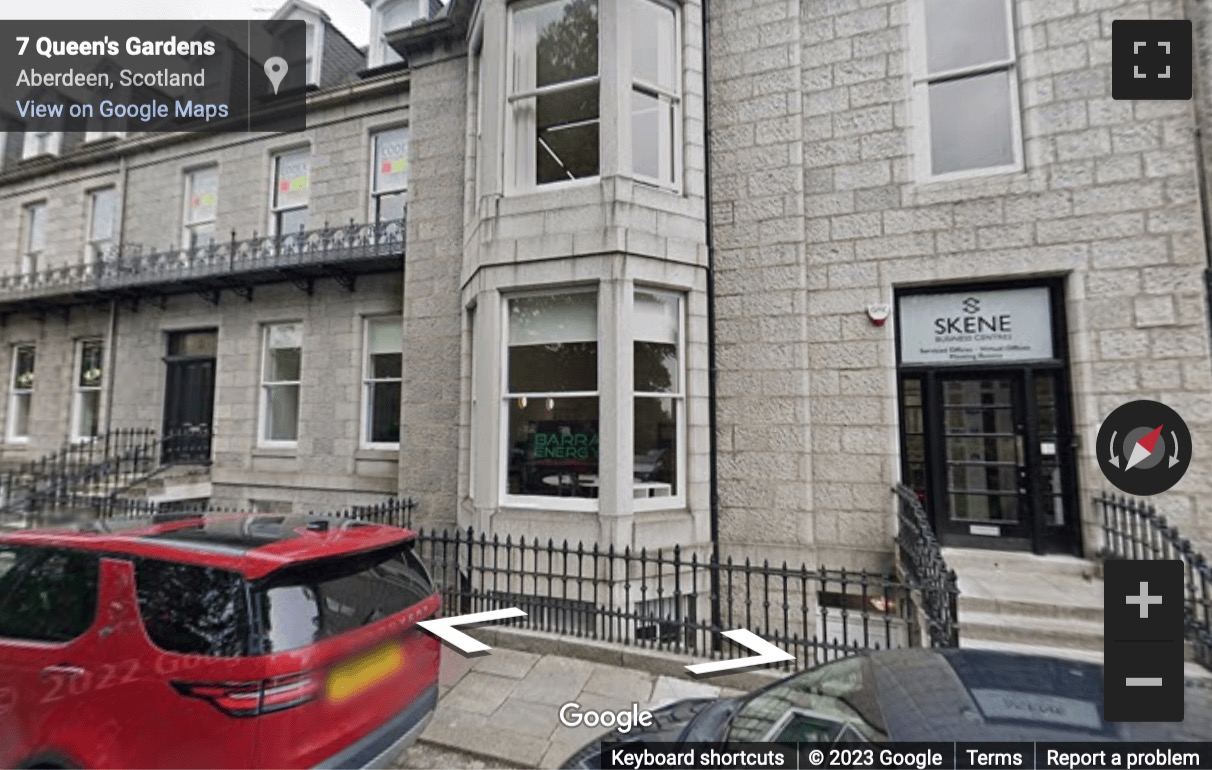 Street View image of 7 Queens Gardens, Aberdeen, Scotland