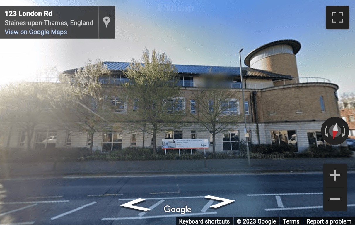 Street View image of Centurion House, London Road, Staines, Surrey