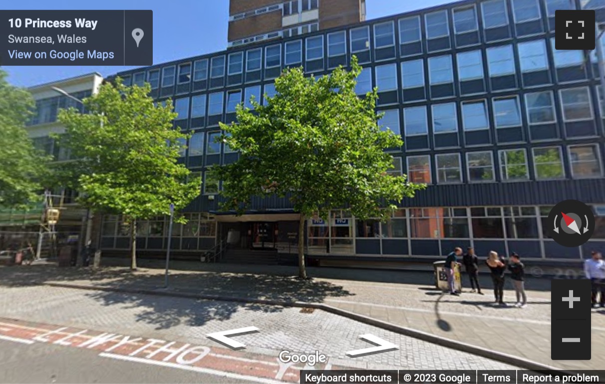 Street View image of Princess House, Princess Way, Swansea, Wales