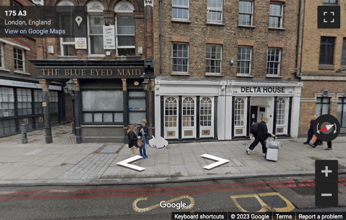 Street View image of Delta House, 175-177 Borough High Street, Southark, London, SE1, UK