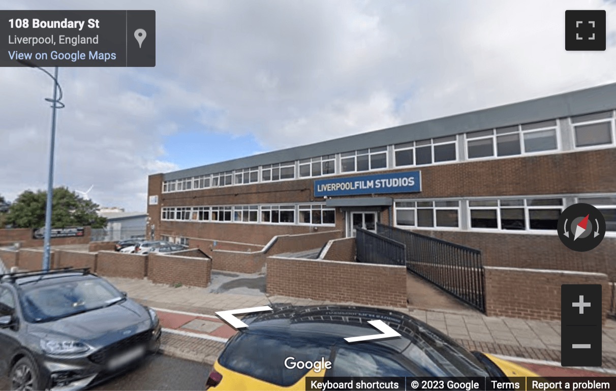 Street View image of The Liverpool Film Studios, 105 Boundary Street, Liverpool, Merseyside