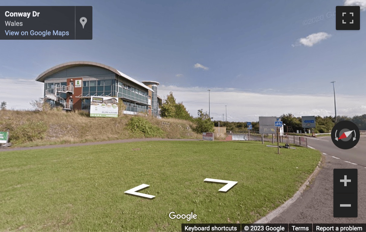 Street View image of Riverside Court, Beaufort Park, Chepstow, Wales