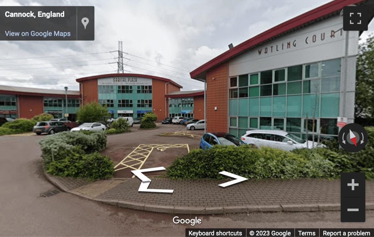 Street View image of Orbital Plaza, Watling Street, Bridgtown, Cannock, Staffordshire