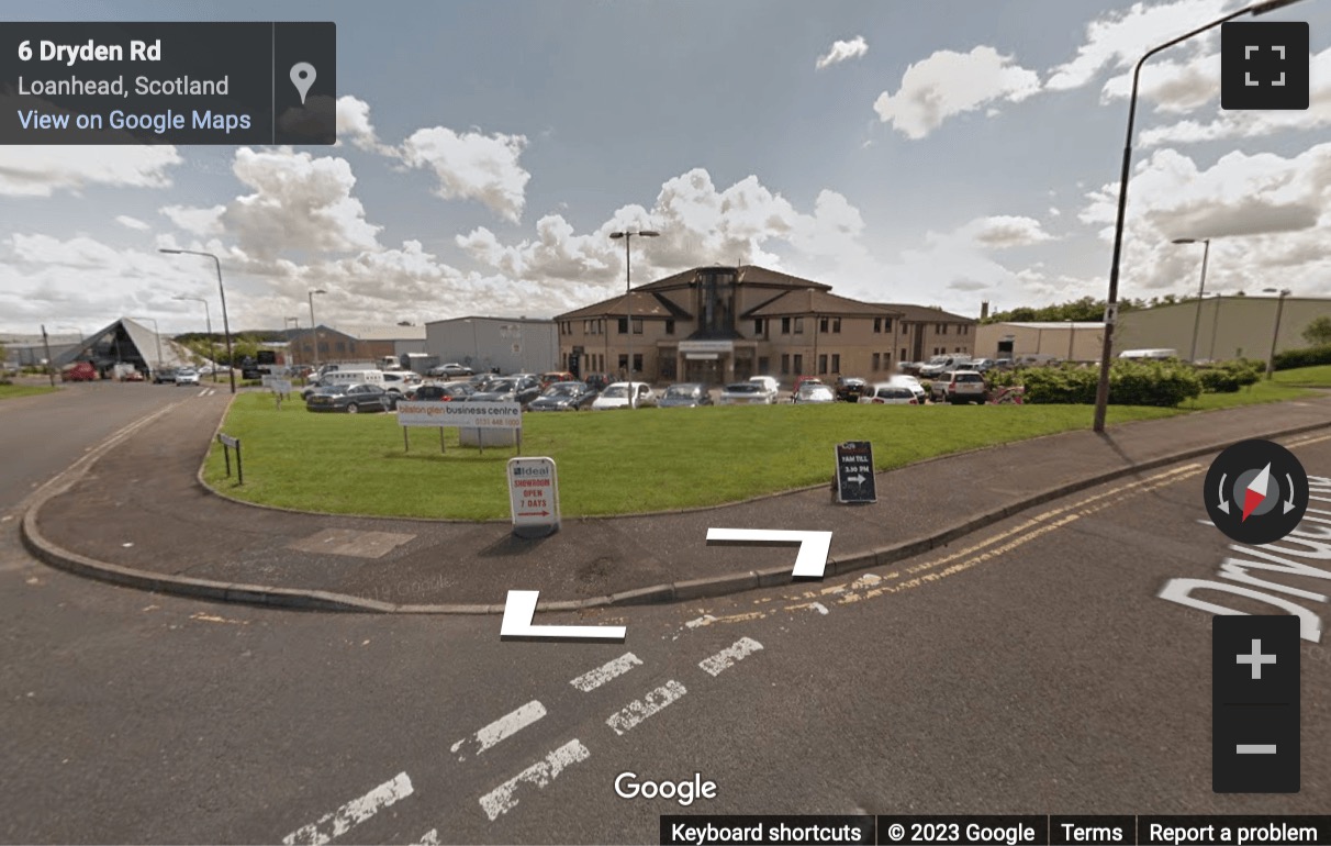 Street View image of 6 Dryden Road, Bilston Glen, Edinburgh, Scotland