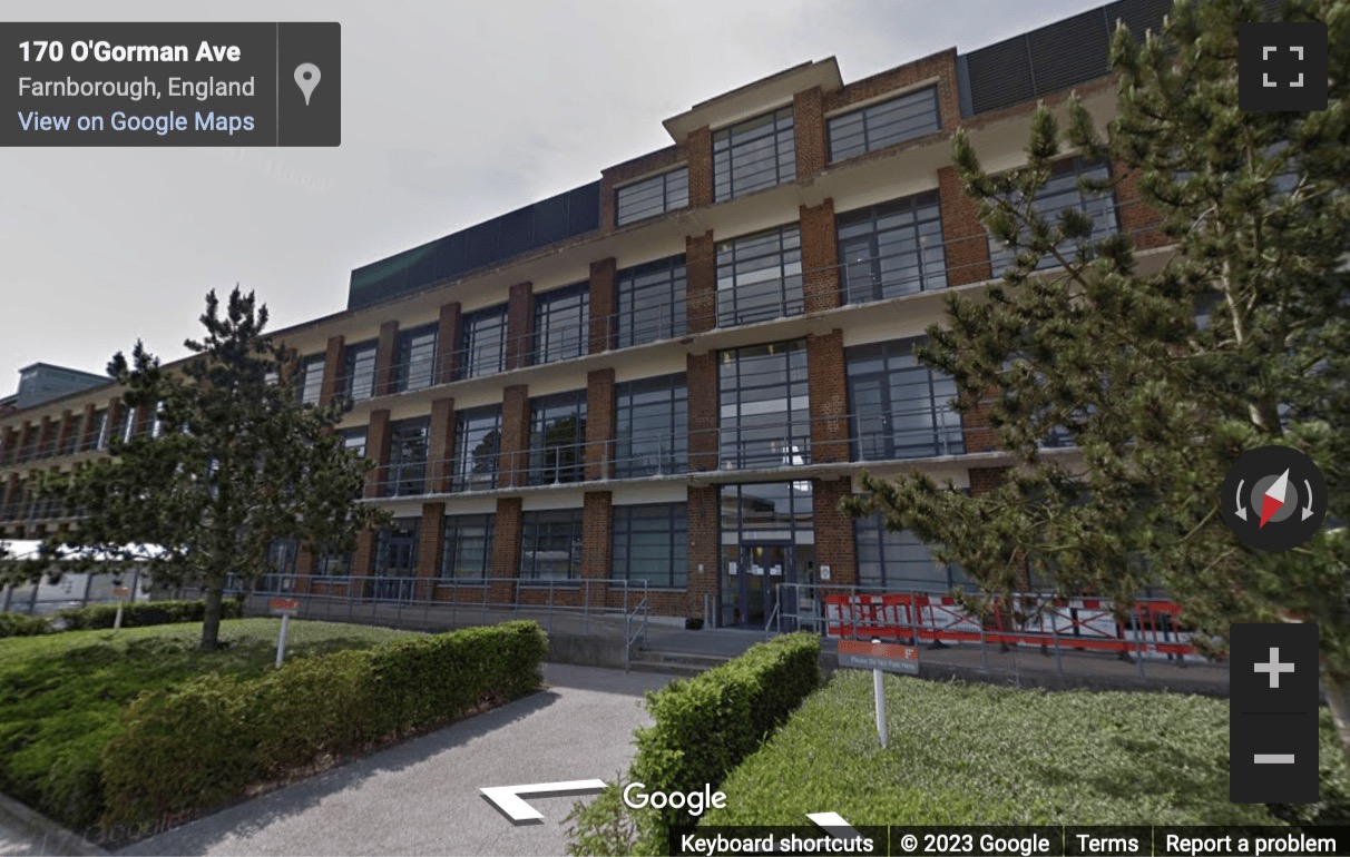 Street View image of The Hub, Farnborough Business Park, Fowler Avenue