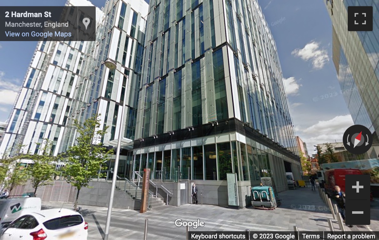 Street View image of 3 Hardman Street, Manchester, Greater Manchester