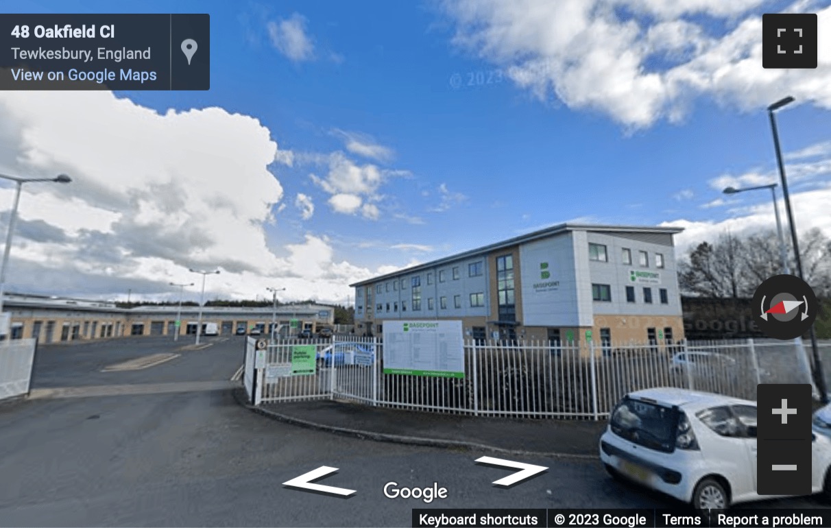 Street View image of Oakfield Close, Tewkesbury Business Park, Tewkesbury, Gloucestershire