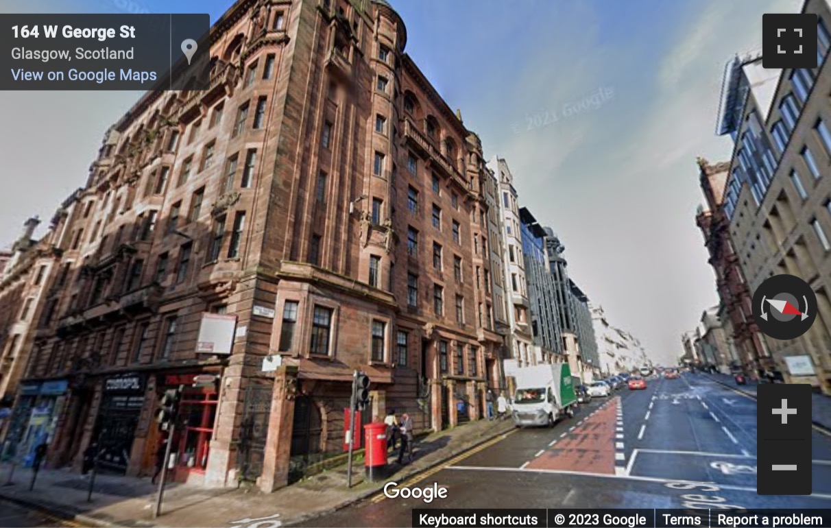 Street View image of 175 Tunberry House, West George Street, Glasgow, Scotland