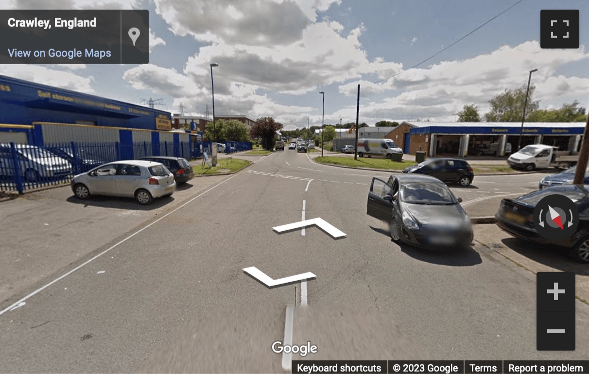 Street View image of Stephenson Way, Three Bridges, Crawley, West Sussex