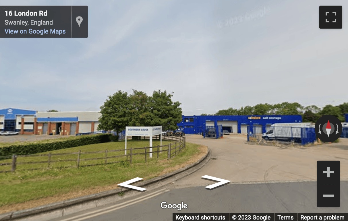 Street View image of 7 Mays Siding, London Road, Swanley, Kent - near M25 & M20 junctions