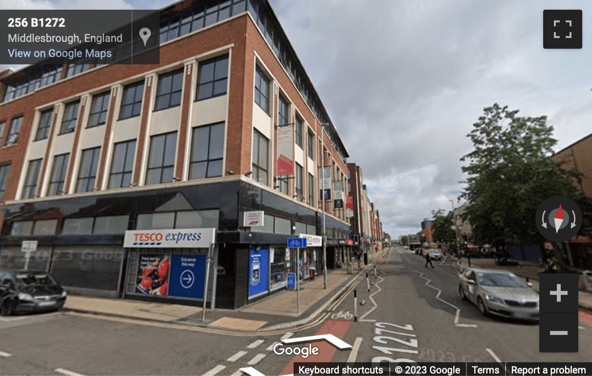 Street View image of 251-255 Linthorpe Road, Middlesbrough, Tyne and Wear