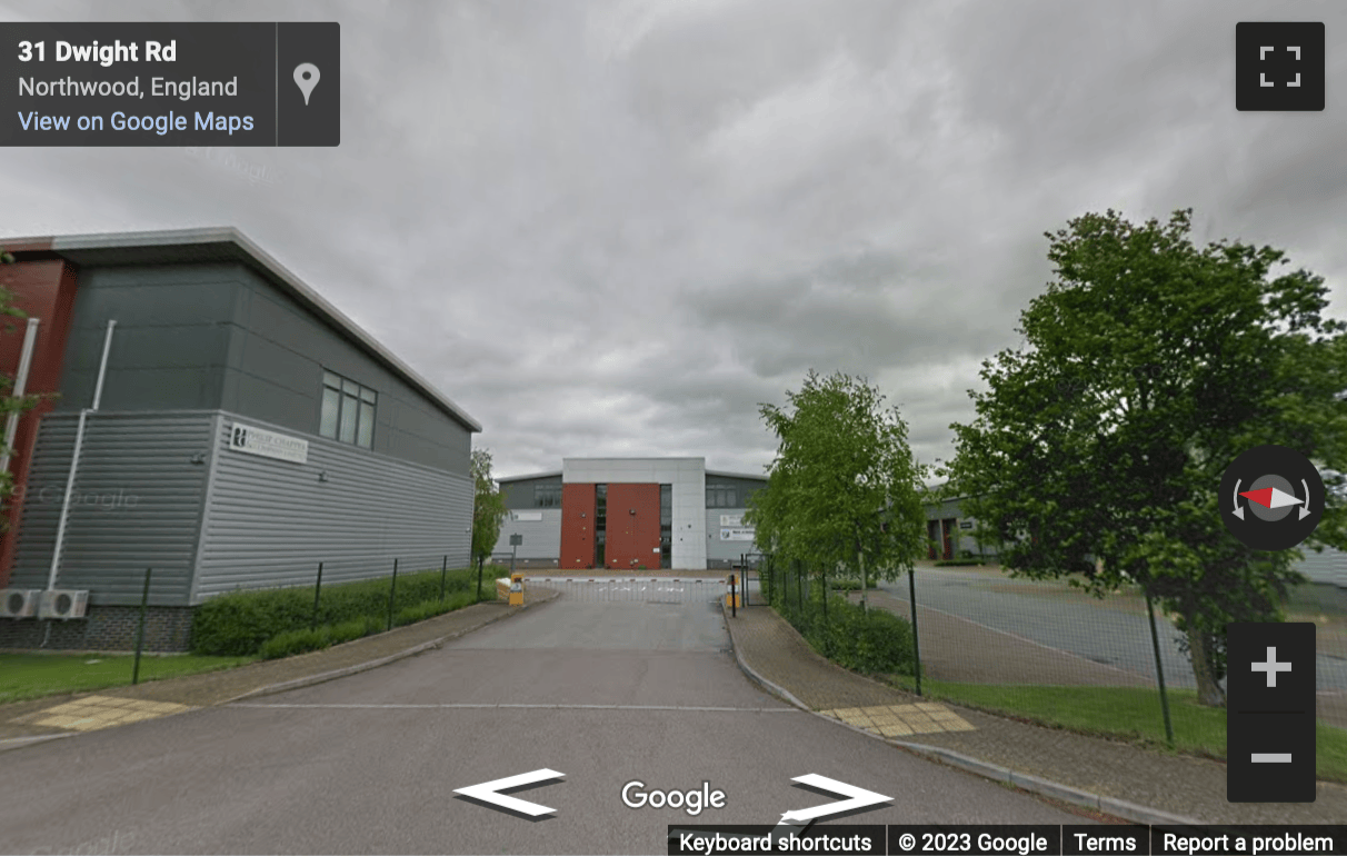 Street View image of 17 Metro Centre, Dwight Road, Watford, Hertfordshire