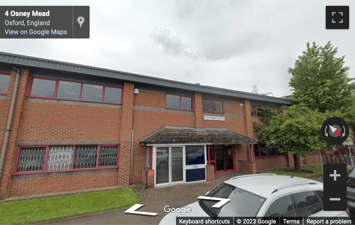 Street View image of 1 Kings Meadow, Osney Mead, Oxford, Oxfordshire