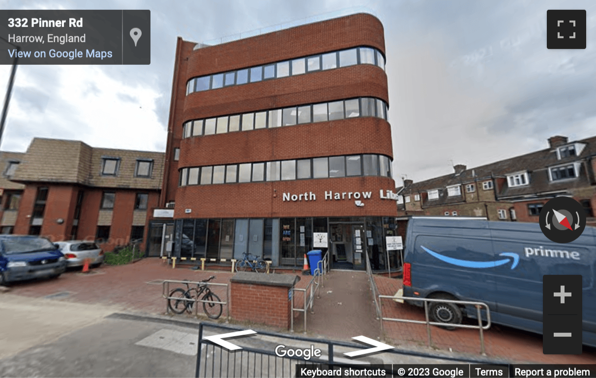 Street View image of 429-433 Pinner Road, Harrow, Greater London, HA1