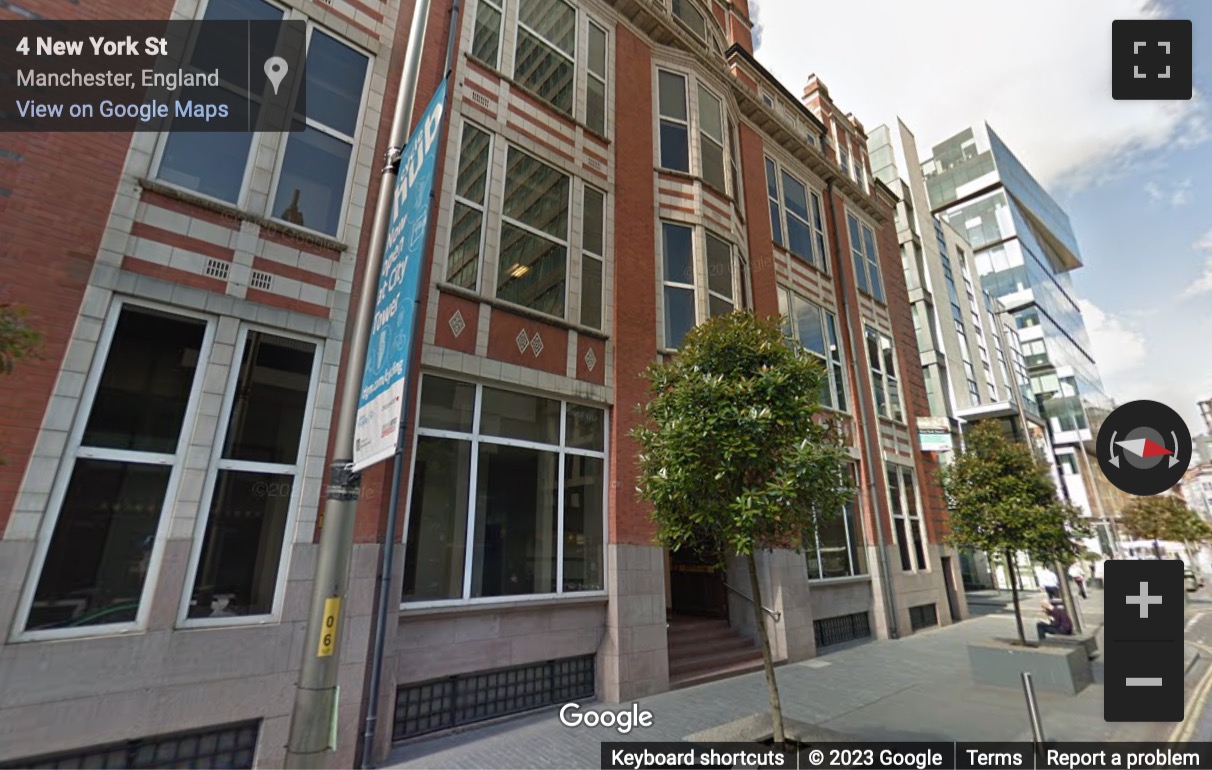 Street View image of 5 New York Street, Manchester, Greater Manchester