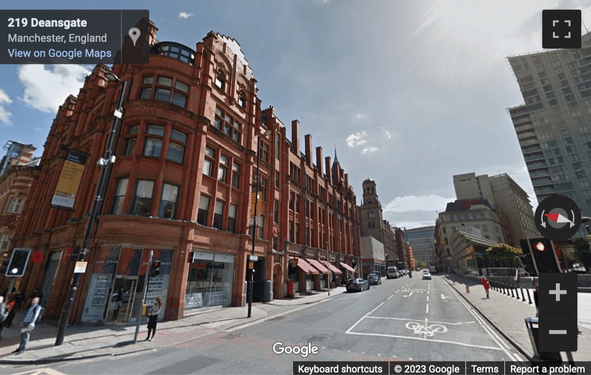 Street View image of 11 Peter Street / Deansgate, Manchester