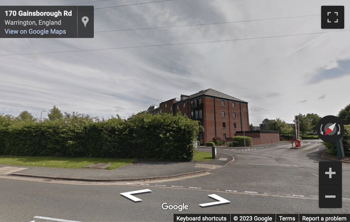 Street View image of Wilderspool Business Park, Greenalls Avenue, Stockton Heath, Warrington