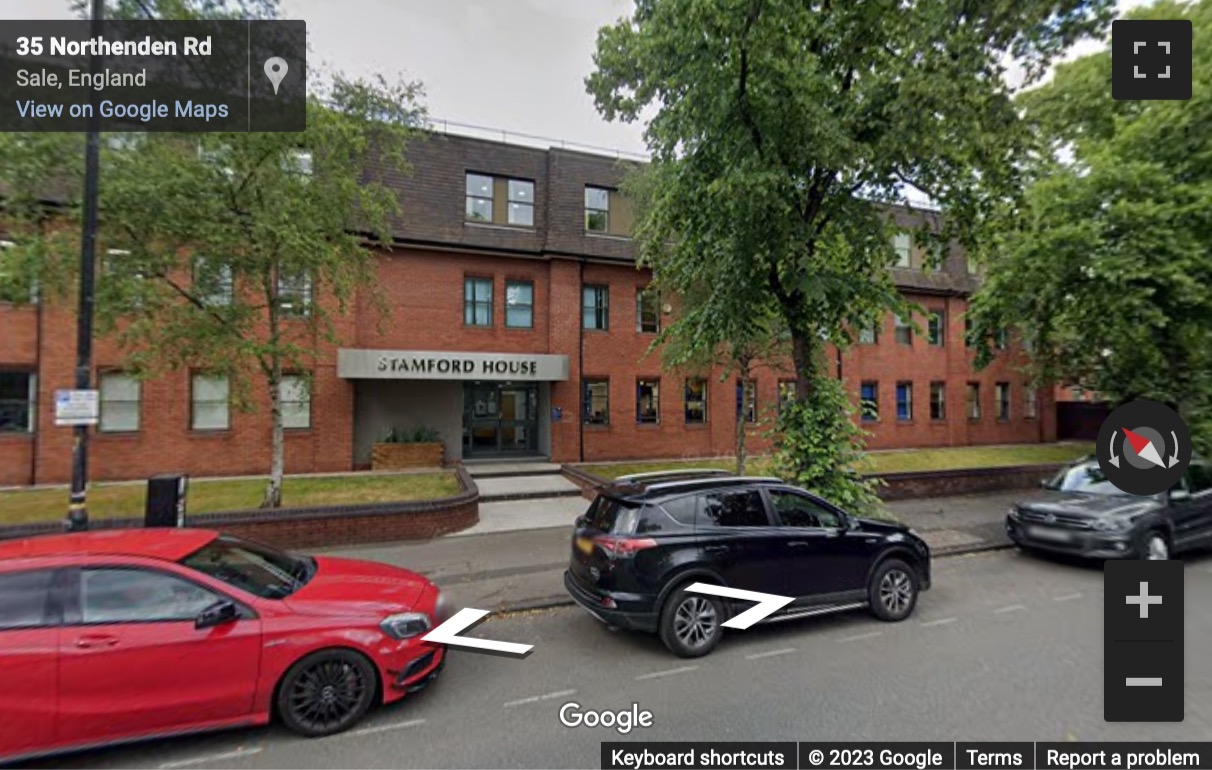 Street View image of Stamford House, Northenden Road, Manchester