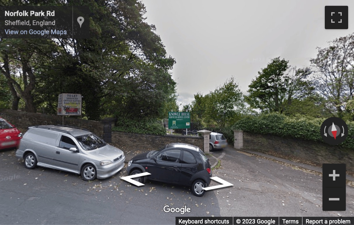 Street View image of Knowle House, 4 Norfolk Park Road, Sheffield, Yorkshire