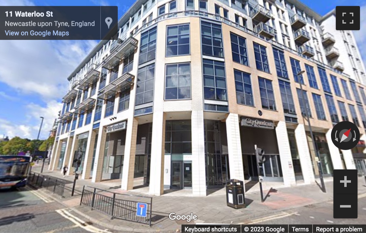 Street View image of City Quadrant, Waterloo Square, Newcastle, Tyne and Wear