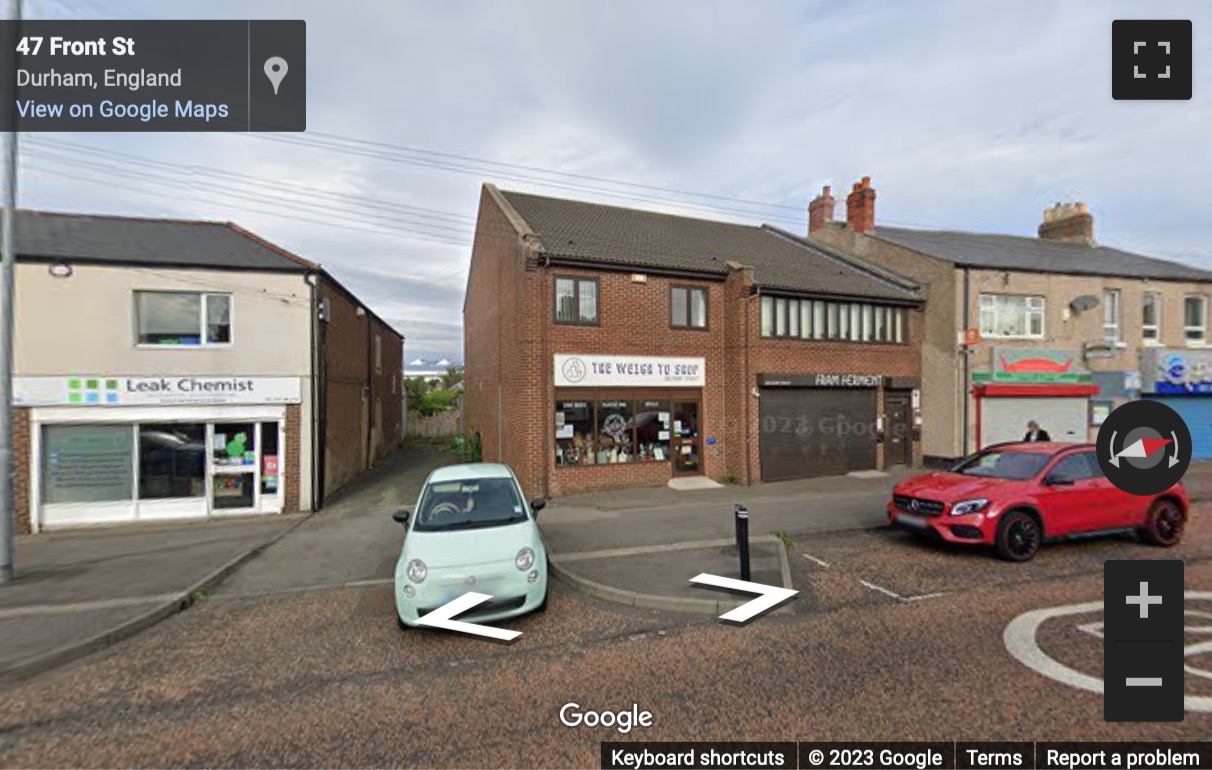 Street View image of Moor Chambers, 26 Front Street, Framwellgate, Durham, Durham County