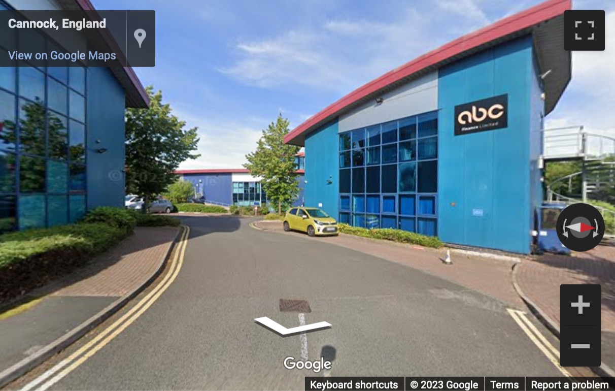 Street View image of Point East, Park Plaza, Hayes Way, Cannock, Staffordshire