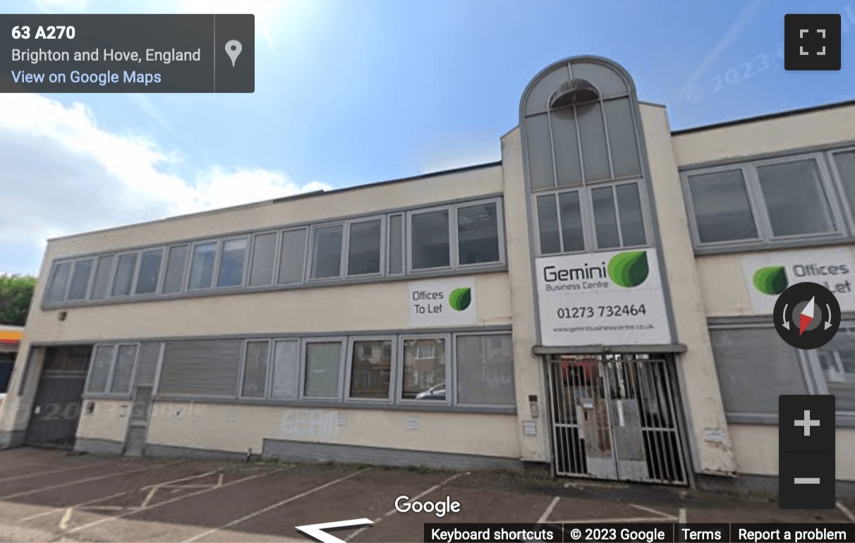 Street View image of 136-140 Old Shorerham Road, Hove, East Sussex