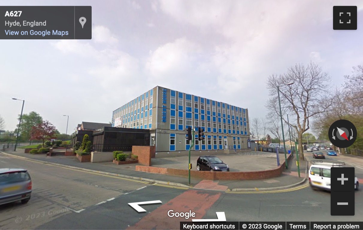 Street View image of Orient House, Newton Street, Hyde, Cheshire