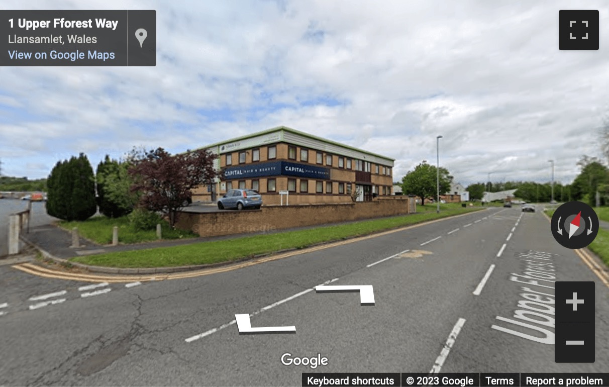 Street View image of Unit 1A Upper Fforest Way, Enterprise Park, Swansea, Wales