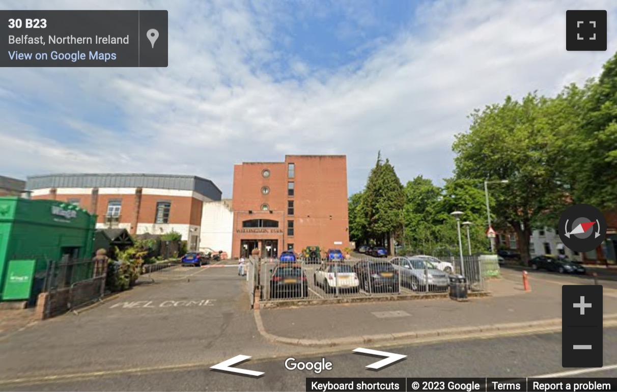 Street View image of 3 Wellington Park, 17 Malone Road, Belfast, Northern Ireland