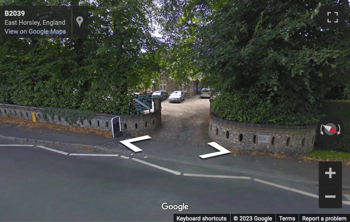 Street View image of St Martins House, Ockham Road South, East Horsley, Surrey