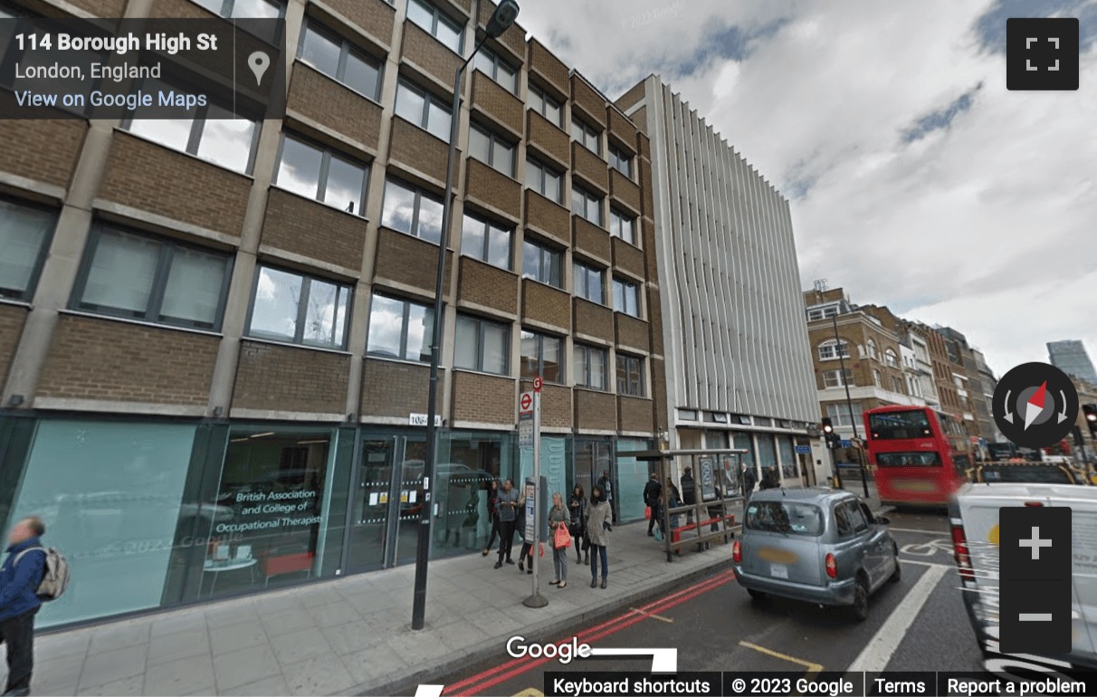 Street View image of 3 Tuns House, 109 Borough High Street, Southwark, London, SE1, UK