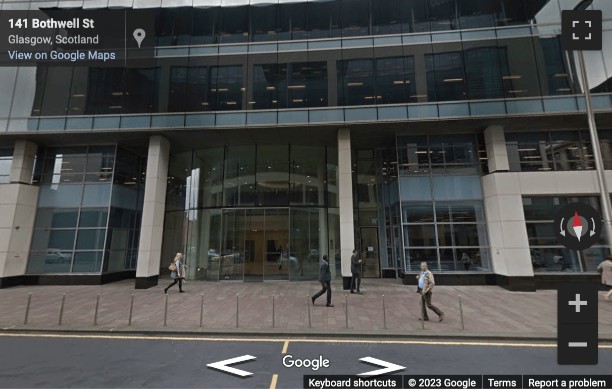 Street View image of 141 Bothwell Street, Glasgow, Scotland