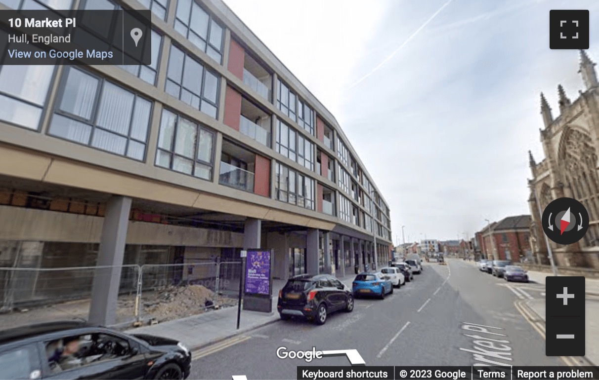 Street View image of King William House, Market Place, Hull, Yorkshire