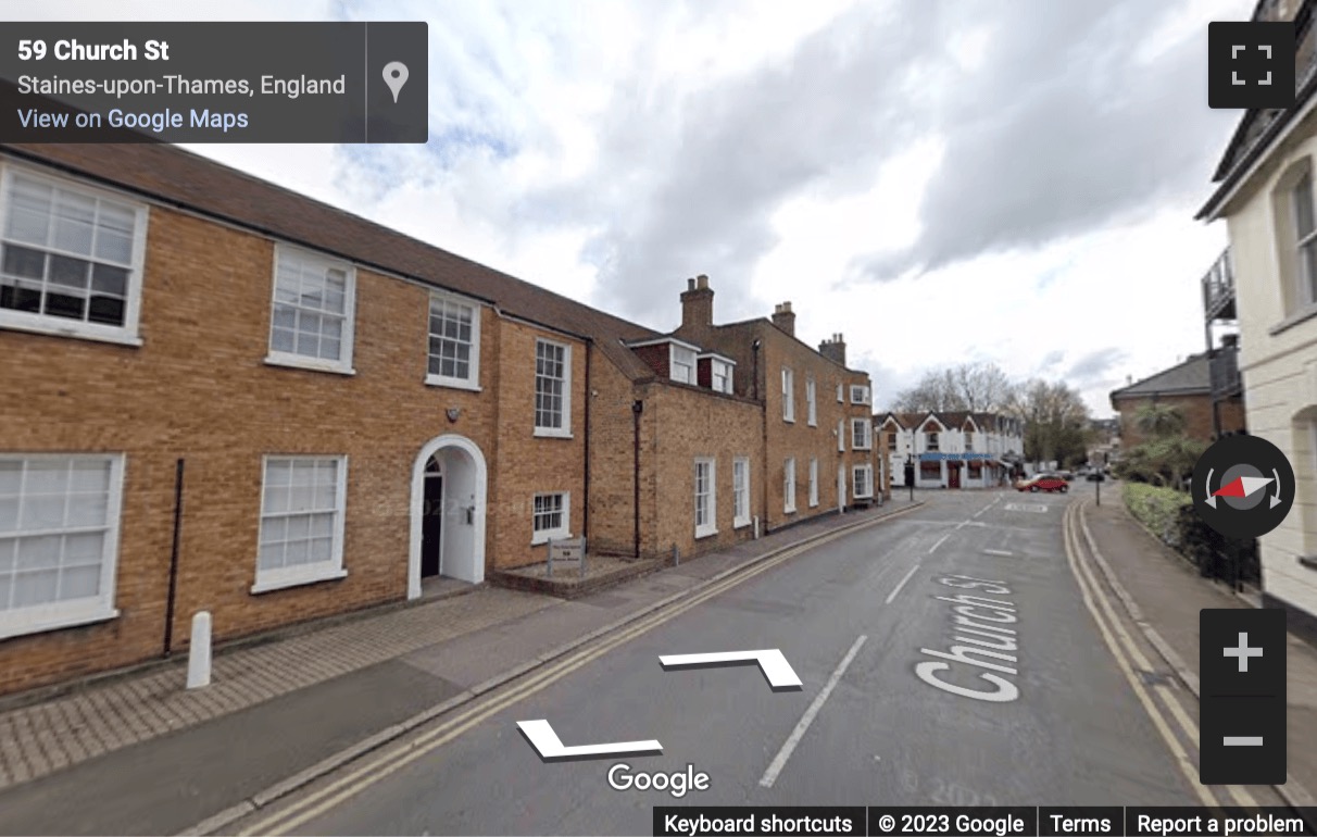 Street View image of The Courtyard, 59 Church Street, Staines, Surrey