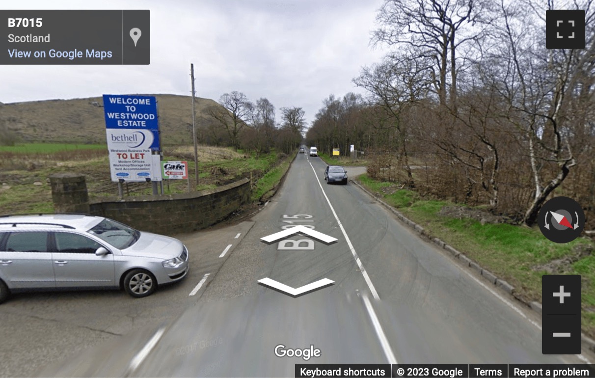 Street View image of Westwood, Westcalder, Nr. Livingston, Livingston, Scotland