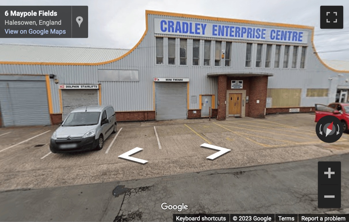 Street View image of Maypole Fields, Cradley, Halesowen, West Midlands