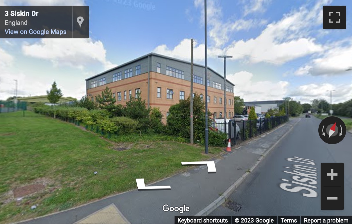 Street View image of Number Three, Siskin Drive, Coventry, West Midlands