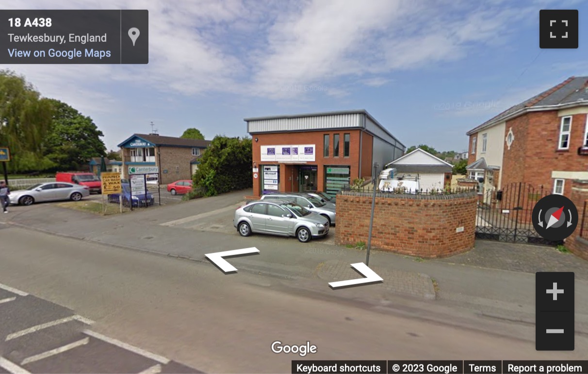 Street View image of The Canterbury Business Centre, 18 Ashchurch Road, Tewkesbury