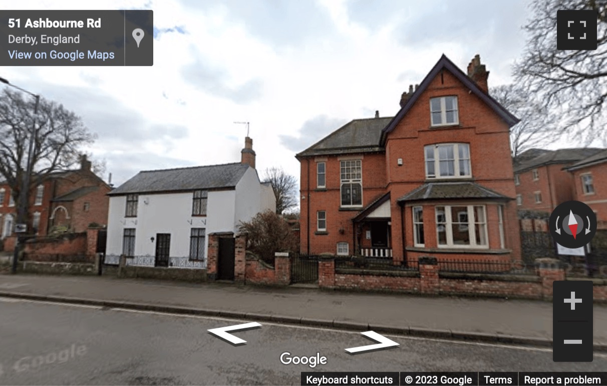 Street View image of Croft House, 51 Ashbourne Road, Derby