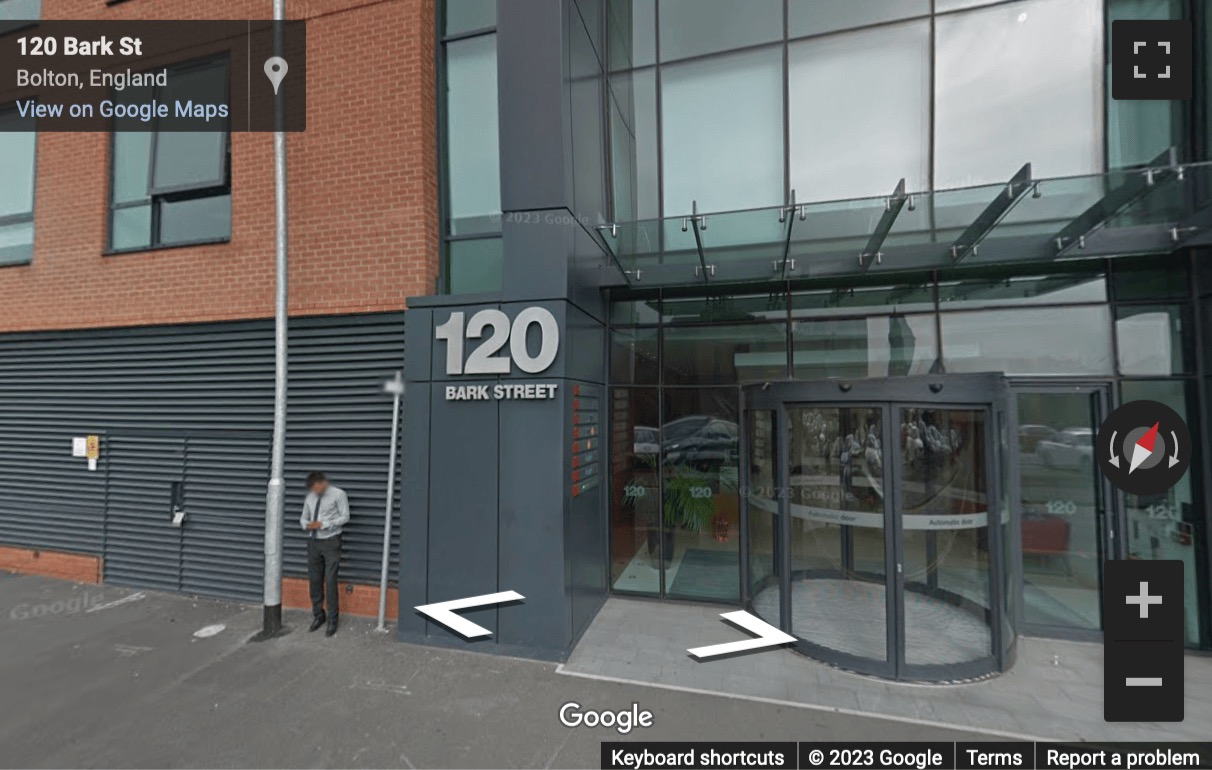 Street View image of 120 Bark Street, Bolton, Greater Manchester