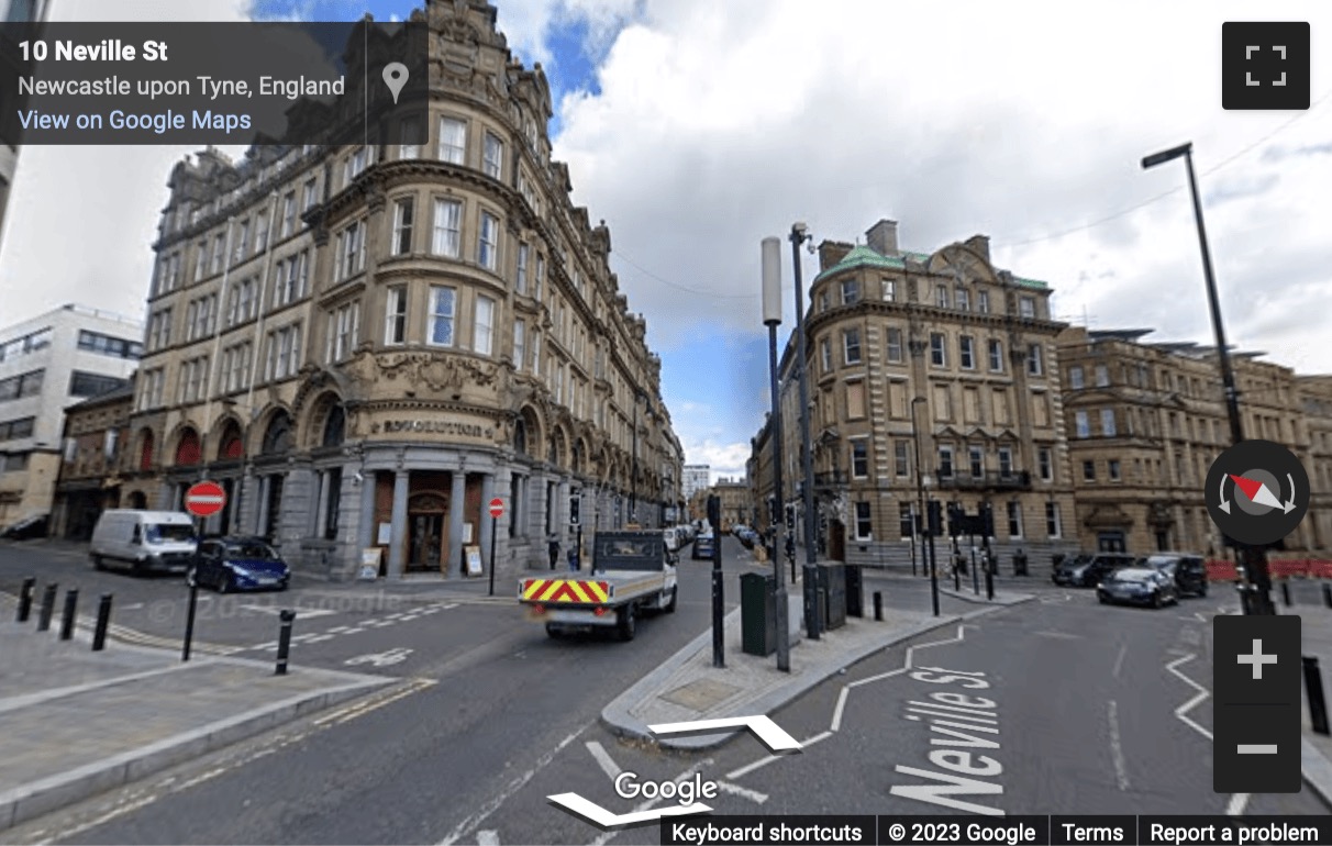 Street View image of Collingwood Buildings, 38 Collingwood Street, Newcastle, Tyne and Wear