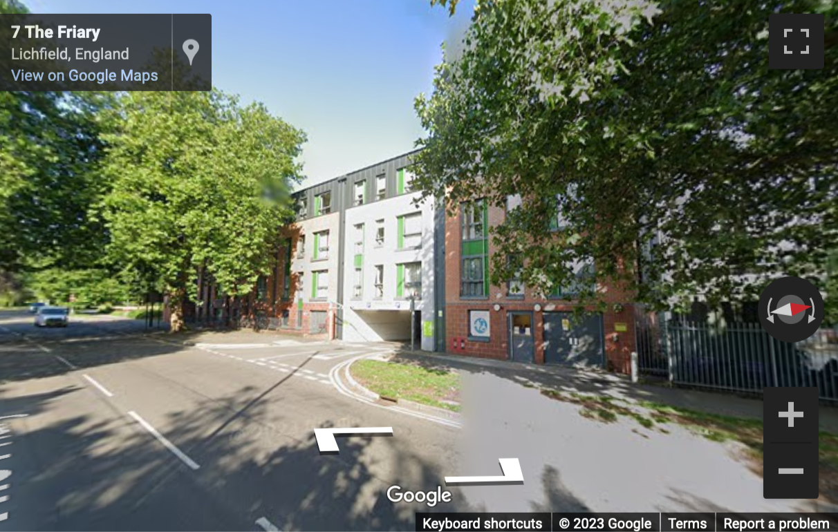 Street View image of Lichfield Centre, The Friary, Lichfield, Staffordshire