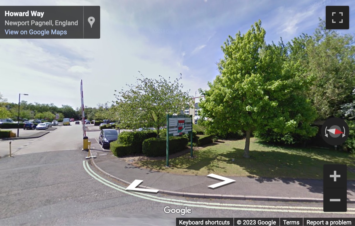 Street View image of Interchange House, Howards Way, Milton Keynes, Buckinghamshire