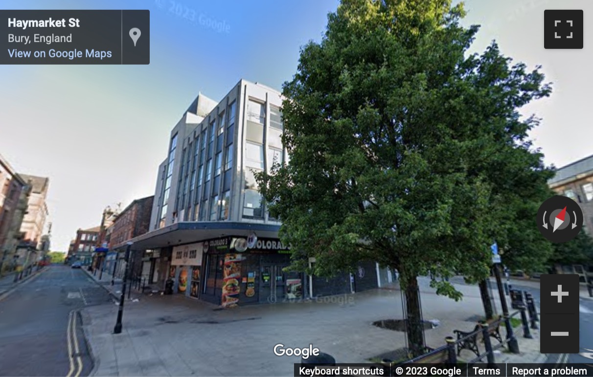 Street View image of Lester House Business Centre, 21 Broad Street, Bury, Lancashire