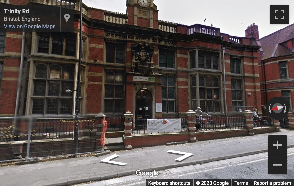 Street View image of The Old Library, Trinity Road, Old Market, Bristol