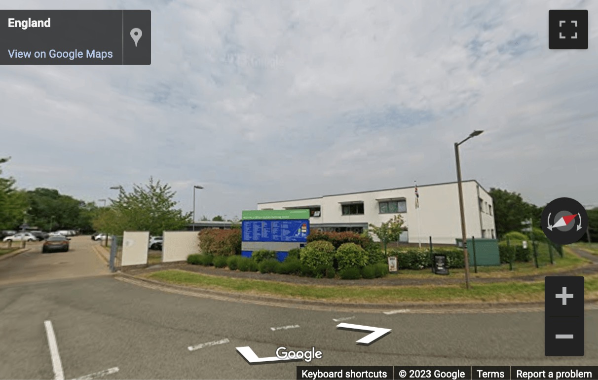 Street View image of Foxhunter Drive, Linford Wood, Milton Keynes, Buckinghamshire