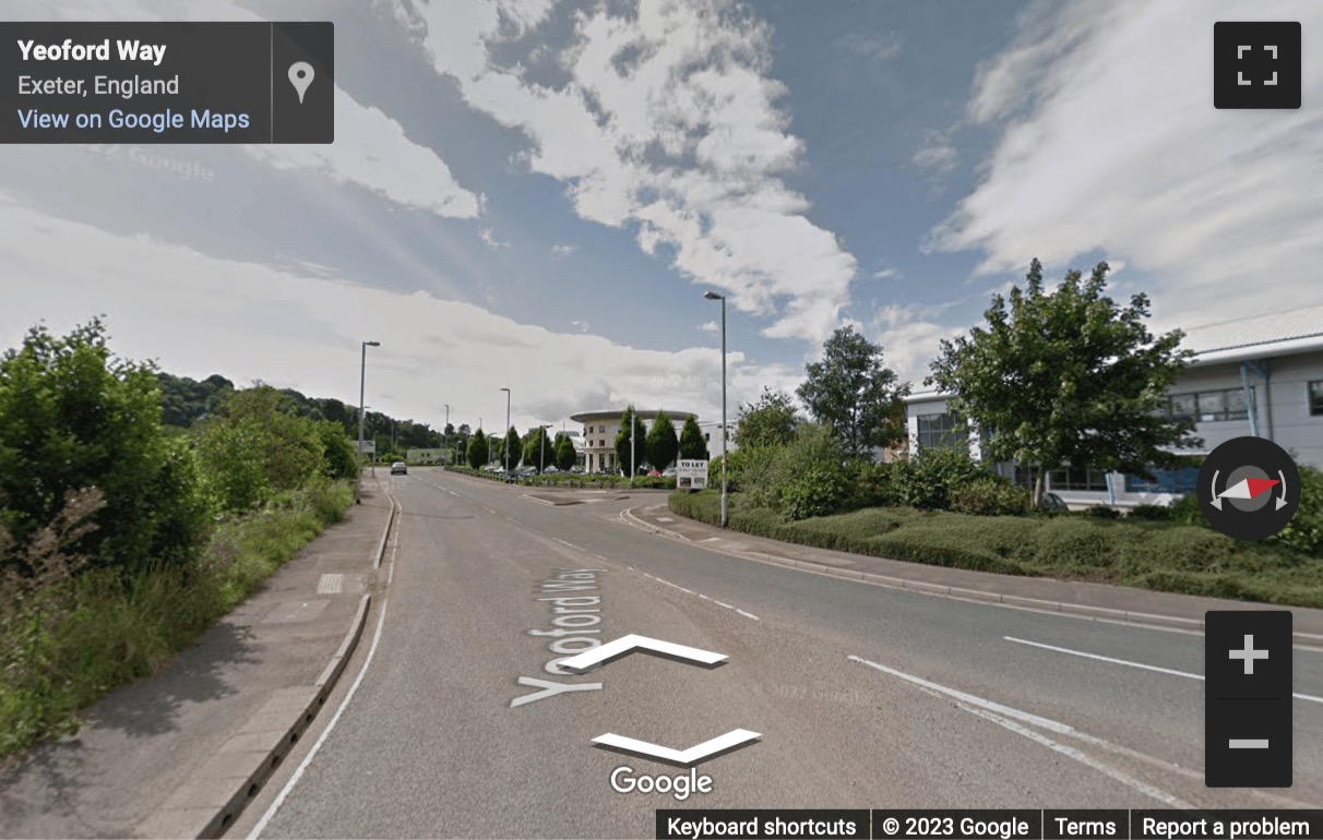 Street View image of Yoeford Way, Marsh Barton Trading Est, Exeter, Devon