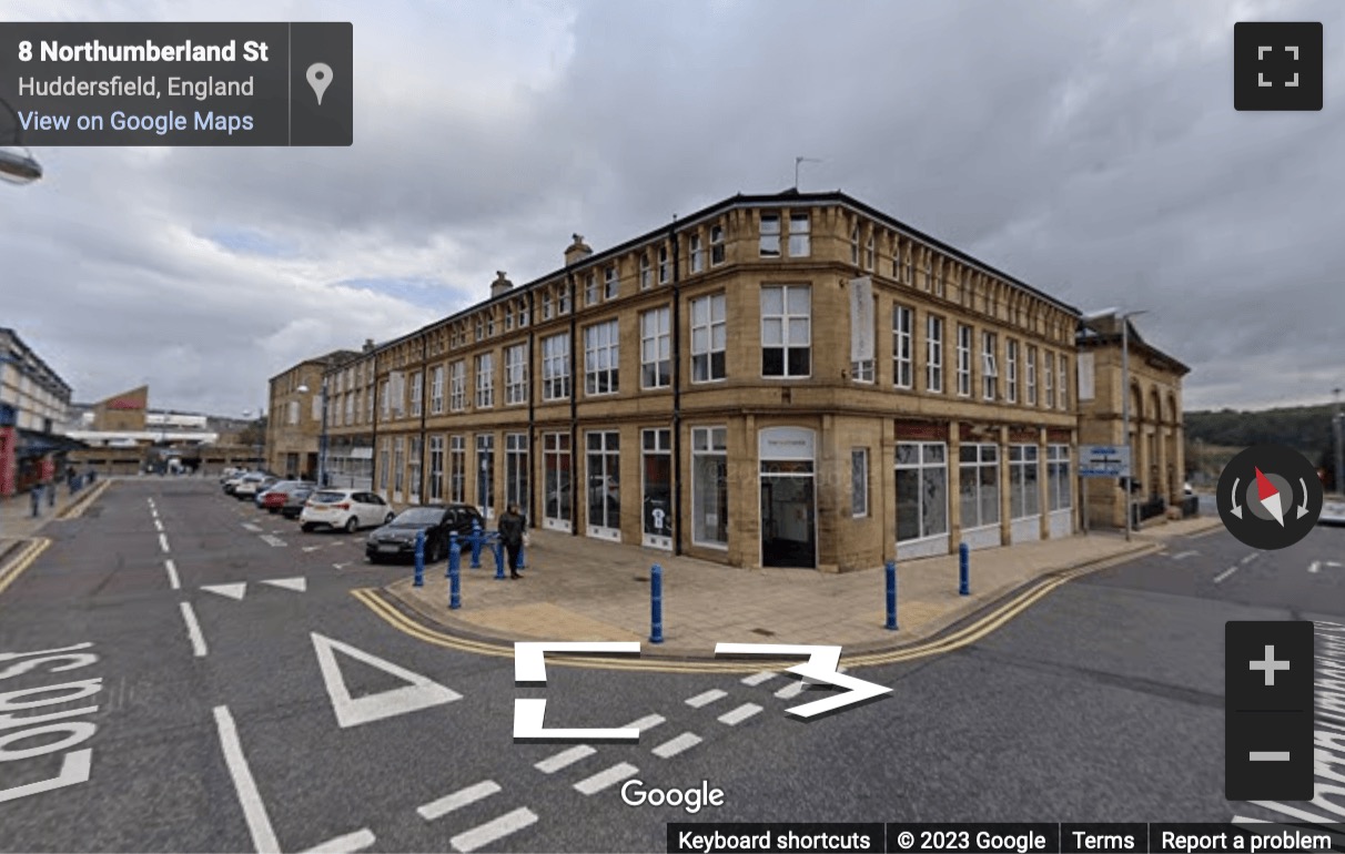 Street View image of The Media Centre, 7 Northumberland Street, Huddersfield, Yorkshire