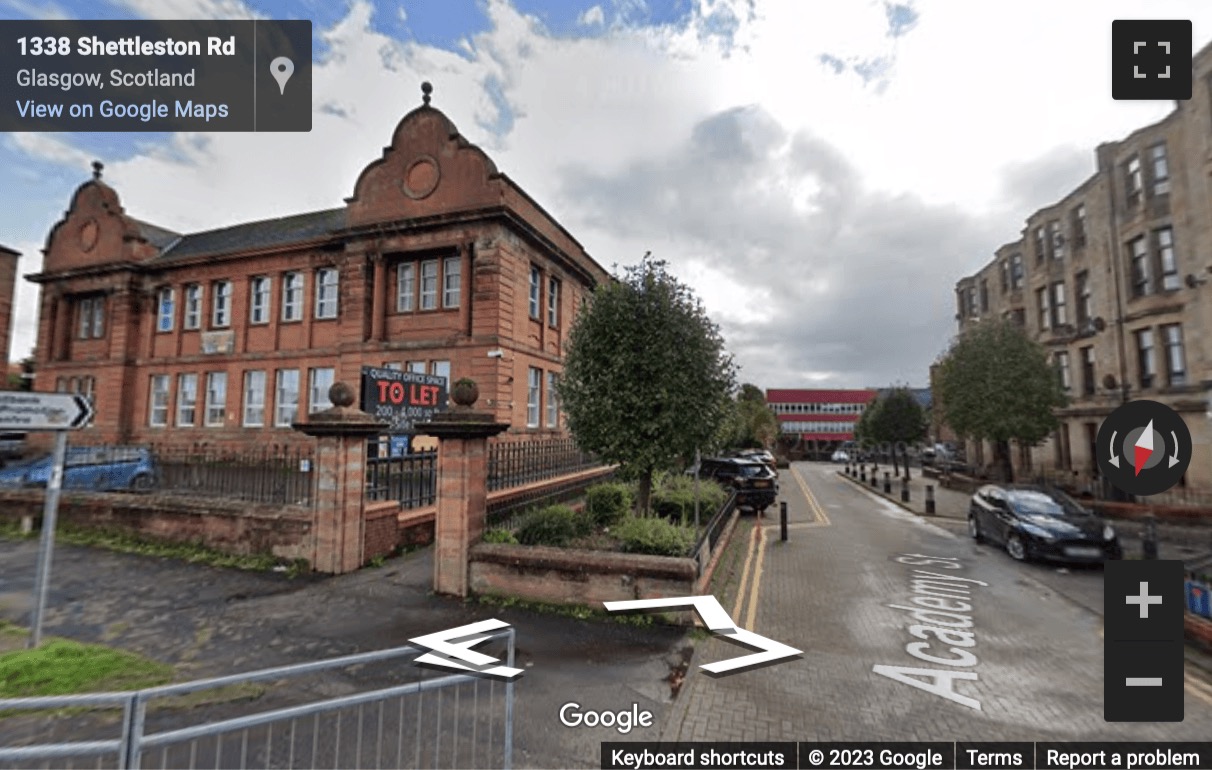 Street View image of 1346 Shettleston Road, Glasgow, Scotland